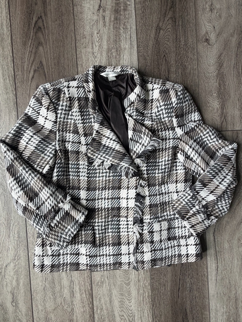 Christoper & Banks - Plaid Blazer Jacket (S)